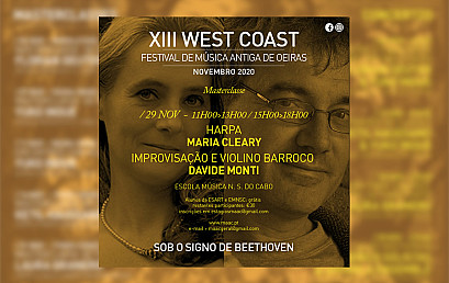 Masterclasse Maria Cleary, harpa - Davide Monti, violino barroco e improvisação