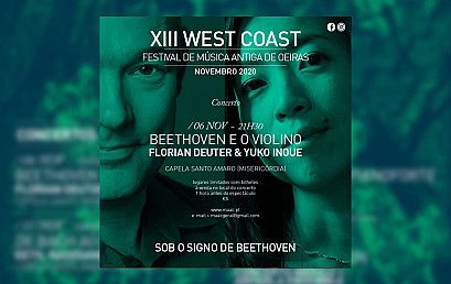 Concerto "Beethoven e o violino"  Florian Deuter e Yuko Inoue