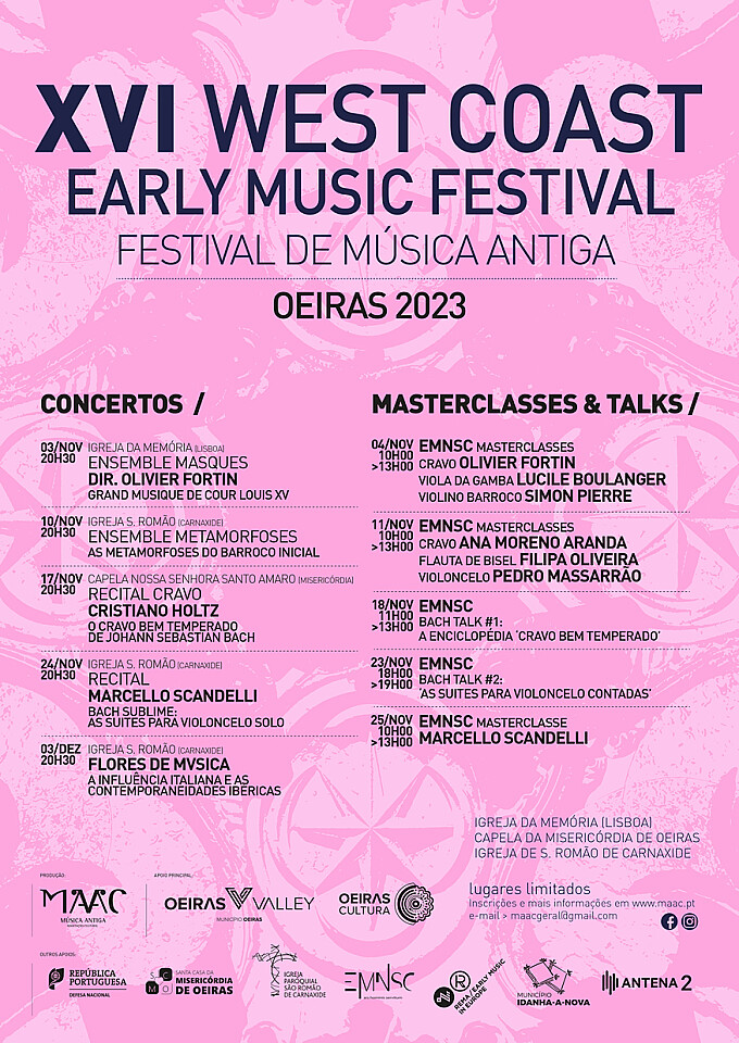XVI West Coast - Festival de Música Antiga de Oeiras